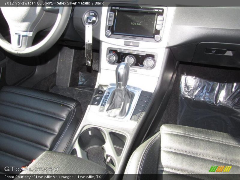 Reflex Silver Metallic / Black 2012 Volkswagen CC Sport