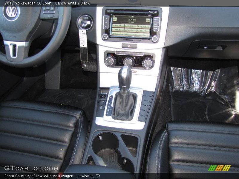 Candy White / Black 2012 Volkswagen CC Sport