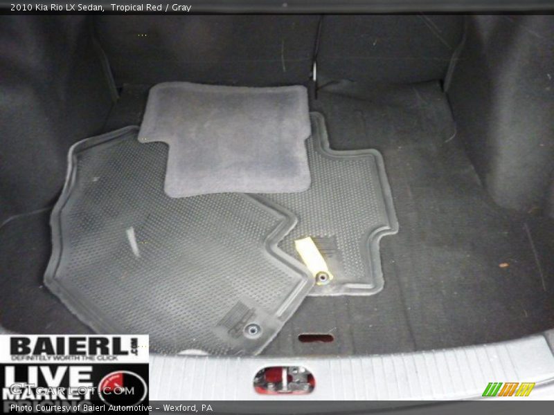 Tropical Red / Gray 2010 Kia Rio LX Sedan