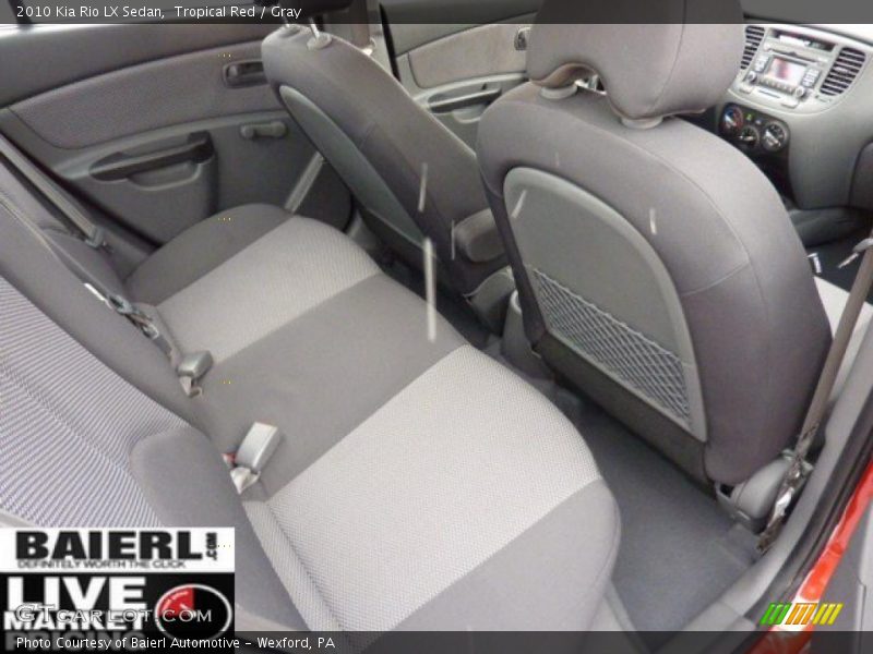 Tropical Red / Gray 2010 Kia Rio LX Sedan