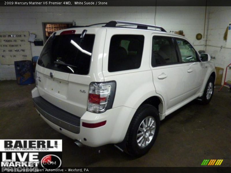White Suede / Stone 2009 Mercury Mariner V6 Premier 4WD
