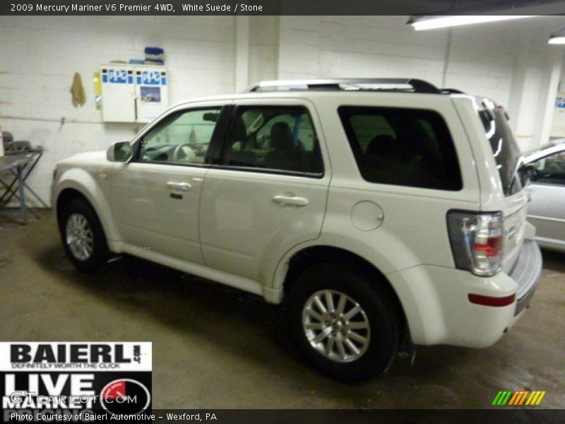 White Suede / Stone 2009 Mercury Mariner V6 Premier 4WD