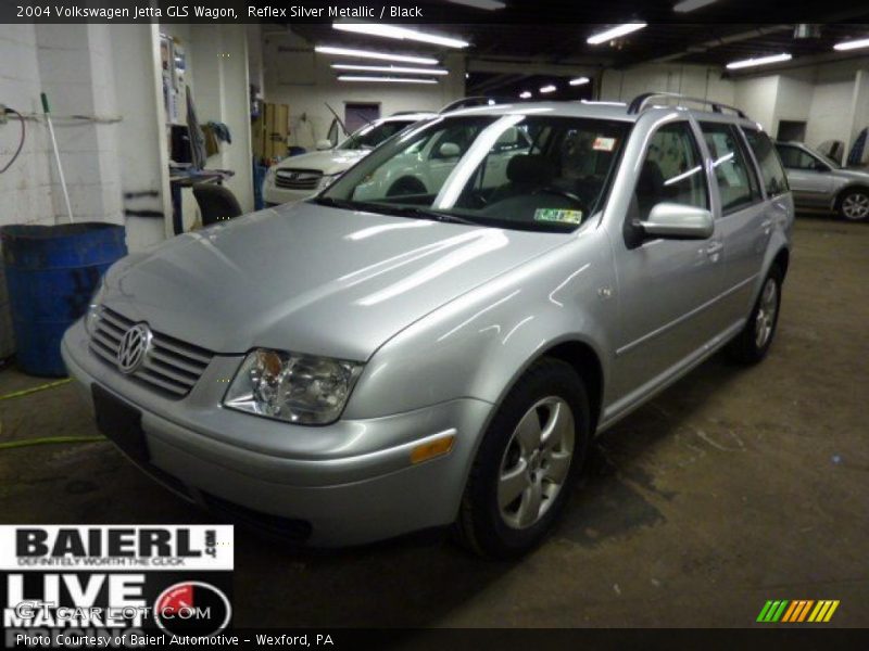 Reflex Silver Metallic / Black 2004 Volkswagen Jetta GLS Wagon