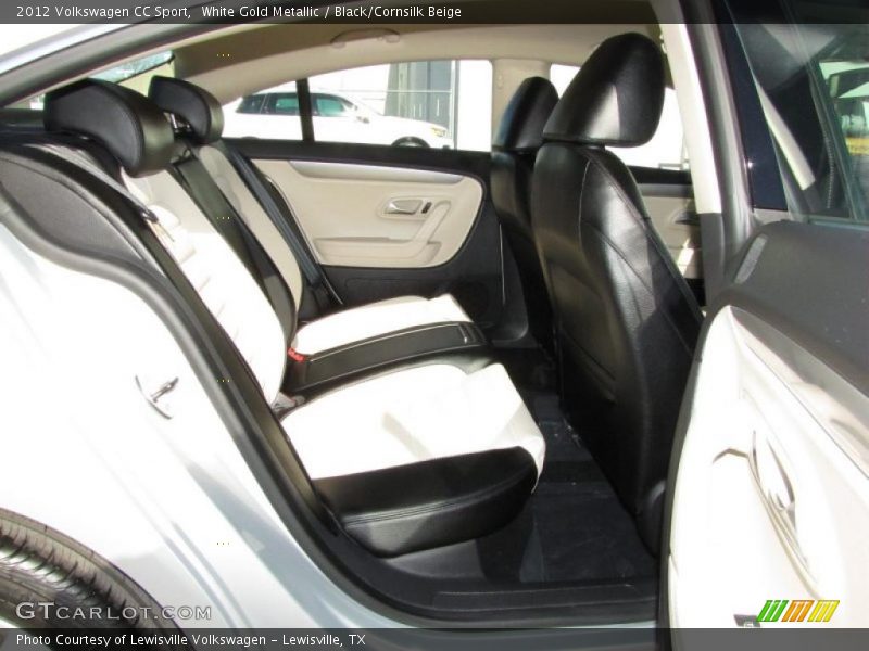 White Gold Metallic / Black/Cornsilk Beige 2012 Volkswagen CC Sport