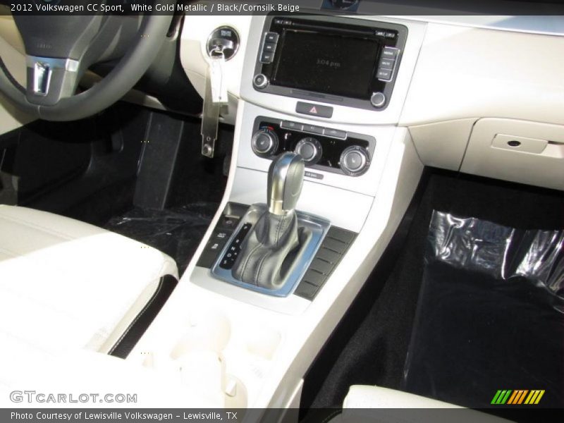 White Gold Metallic / Black/Cornsilk Beige 2012 Volkswagen CC Sport