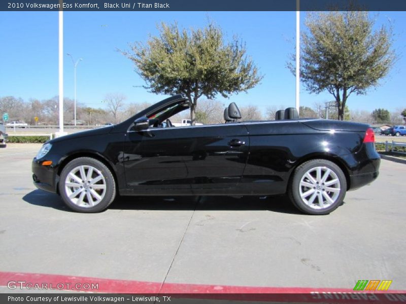 Black Uni / Titan Black 2010 Volkswagen Eos Komfort