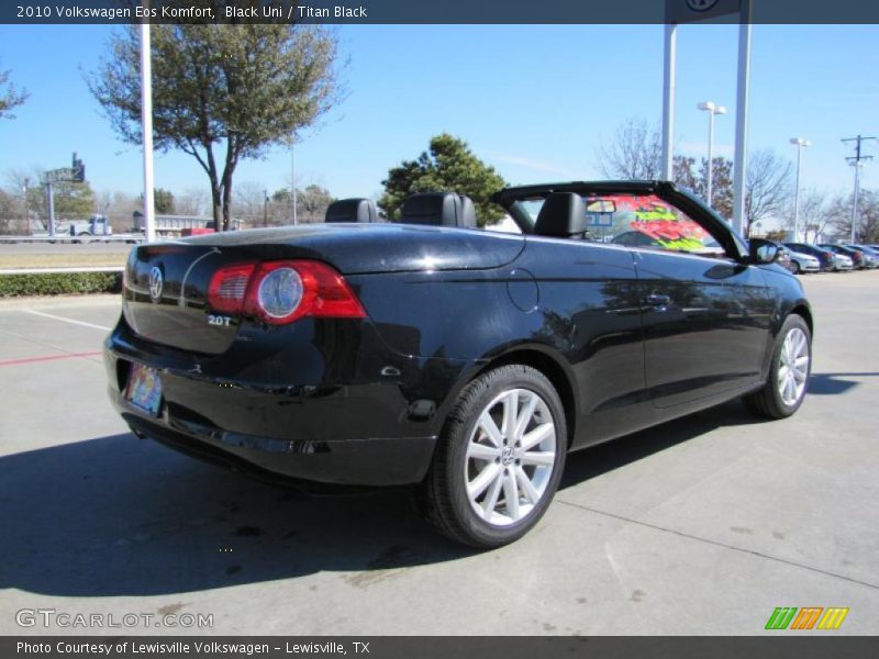 Black Uni / Titan Black 2010 Volkswagen Eos Komfort