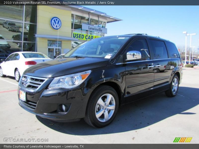 Nocturne Black Metallic / Aero Gray 2010 Volkswagen Routan SEL Premium