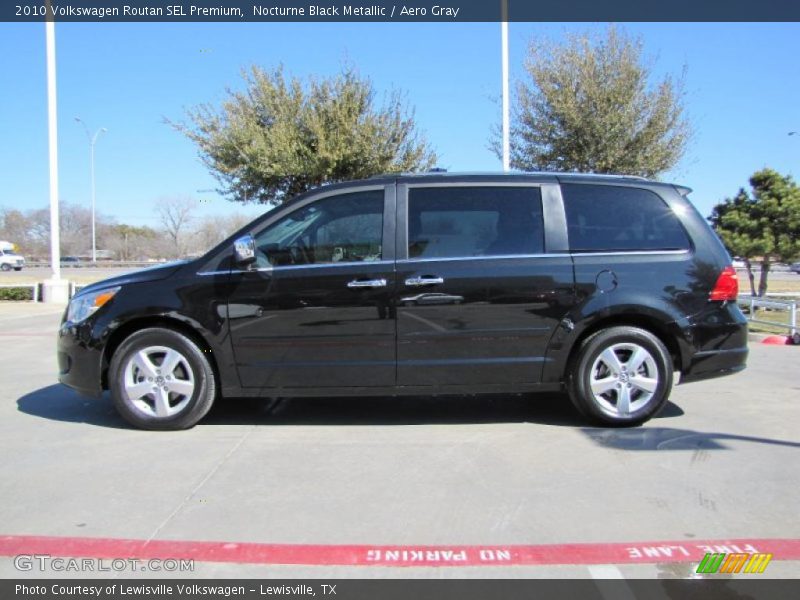 Nocturne Black Metallic / Aero Gray 2010 Volkswagen Routan SEL Premium