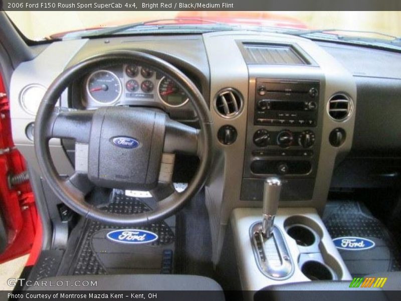Bright Red / Black/Medium Flint 2006 Ford F150 Roush Sport SuperCab 4x4