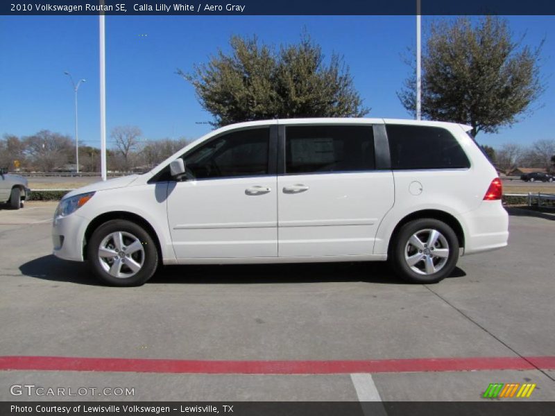 Calla Lilly White / Aero Gray 2010 Volkswagen Routan SE