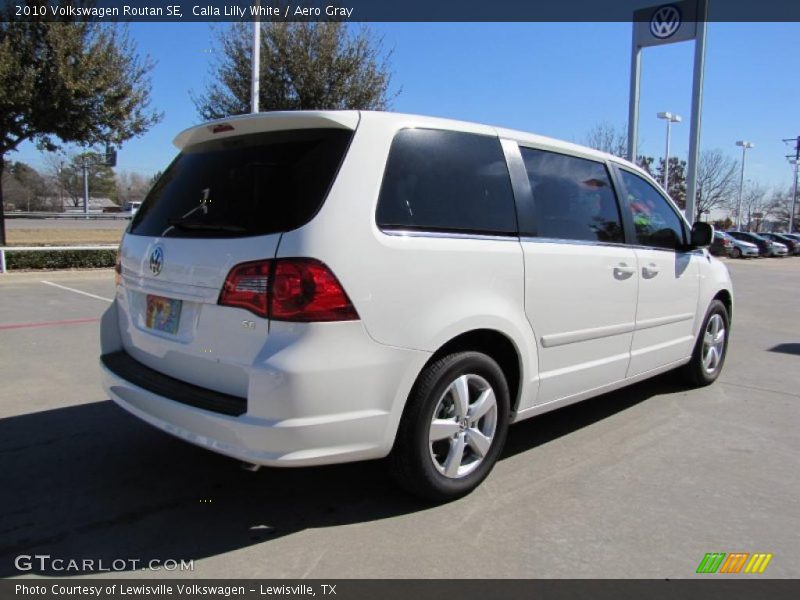 Calla Lilly White / Aero Gray 2010 Volkswagen Routan SE