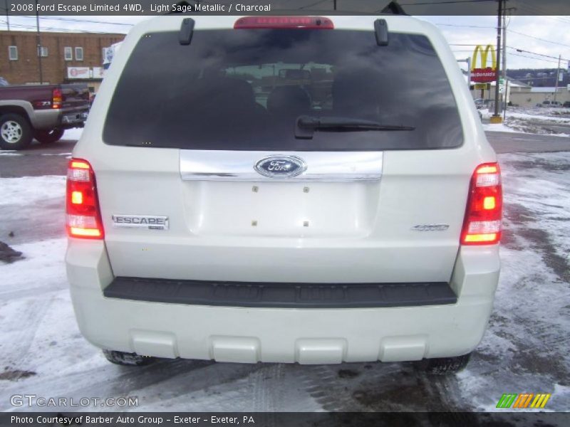 Light Sage Metallic / Charcoal 2008 Ford Escape Limited 4WD