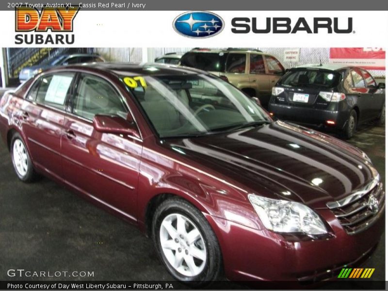 Cassis Red Pearl / Ivory 2007 Toyota Avalon XL
