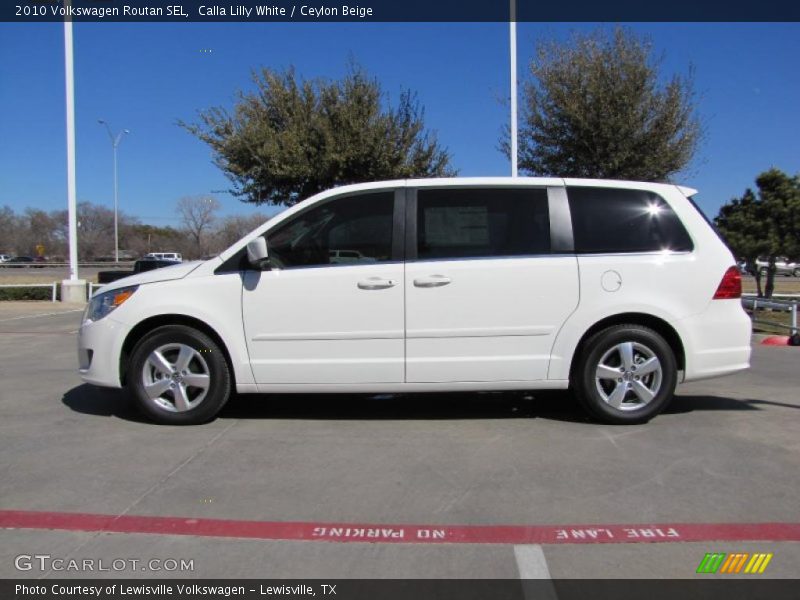  2010 Routan SEL Calla Lilly White