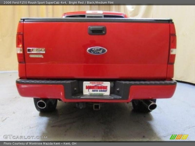 Bright Red / Black/Medium Flint 2006 Ford F150 Roush Sport SuperCab 4x4