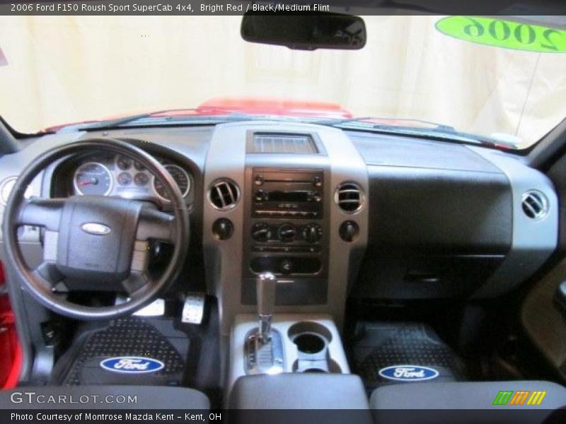 Bright Red / Black/Medium Flint 2006 Ford F150 Roush Sport SuperCab 4x4