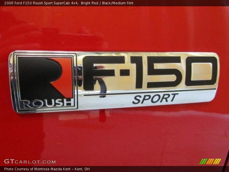 Bright Red / Black/Medium Flint 2006 Ford F150 Roush Sport SuperCab 4x4