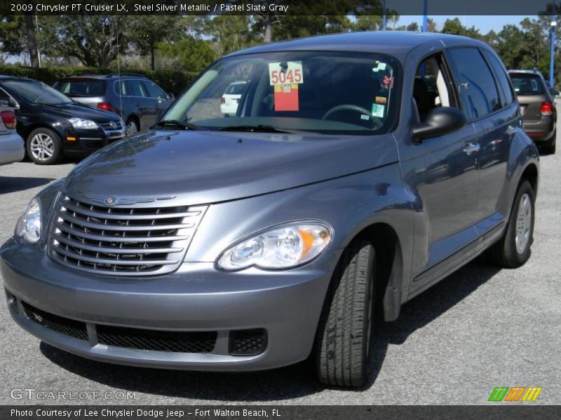 Steel Silver Metallic / Pastel Slate Gray 2009 Chrysler PT Cruiser LX