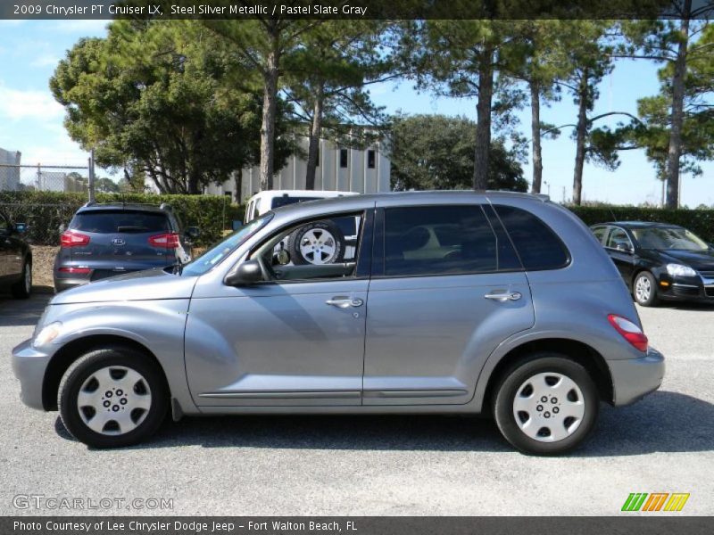 Steel Silver Metallic / Pastel Slate Gray 2009 Chrysler PT Cruiser LX