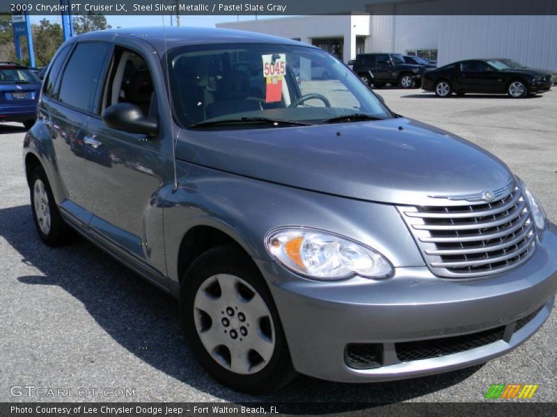 Steel Silver Metallic / Pastel Slate Gray 2009 Chrysler PT Cruiser LX