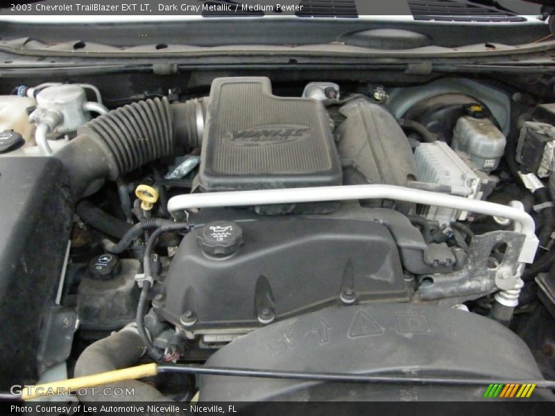 Dark Gray Metallic / Medium Pewter 2003 Chevrolet TrailBlazer EXT LT
