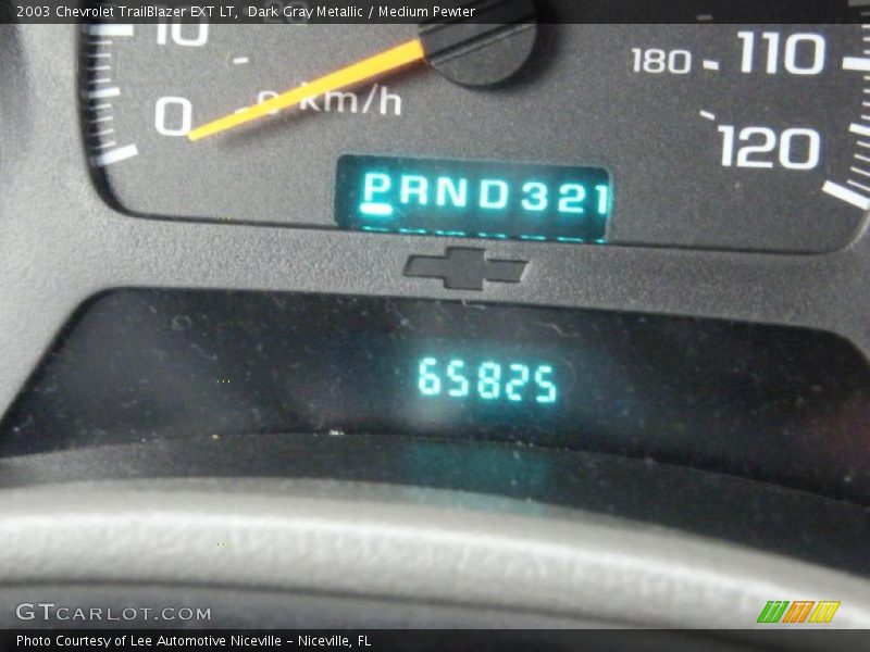 Dark Gray Metallic / Medium Pewter 2003 Chevrolet TrailBlazer EXT LT