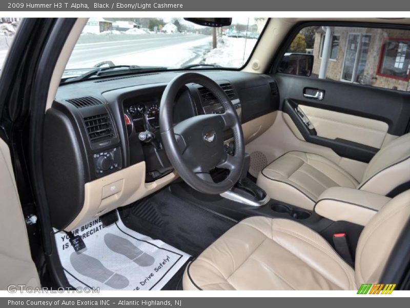  2009 H3 T Alpha Ebony/Light Cashmere Interior