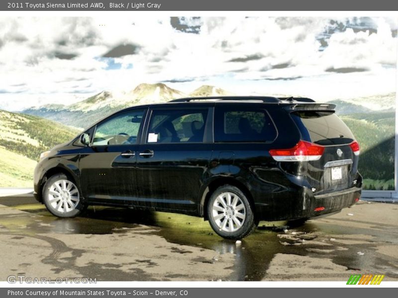 Black / Light Gray 2011 Toyota Sienna Limited AWD