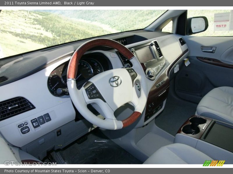 Black / Light Gray 2011 Toyota Sienna Limited AWD