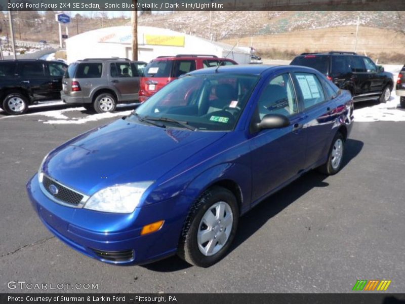 Sonic Blue Metallic / Dark Flint/Light Flint 2006 Ford Focus ZX4 SE Sedan
