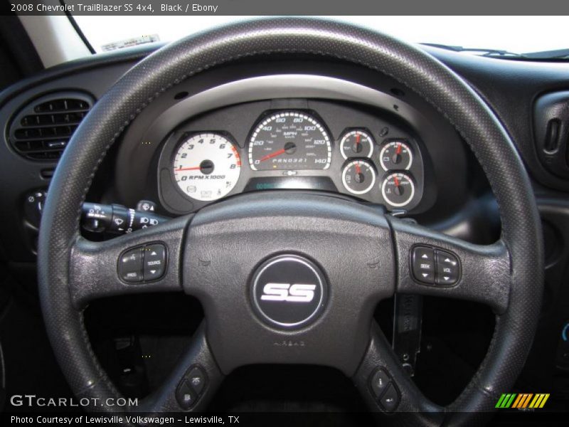 Black / Ebony 2008 Chevrolet TrailBlazer SS 4x4