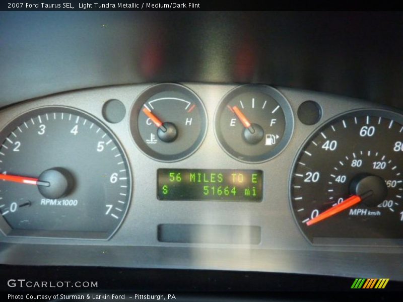 Light Tundra Metallic / Medium/Dark Flint 2007 Ford Taurus SEL