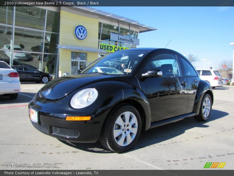 Black / Black 2009 Volkswagen New Beetle 2.5 Coupe