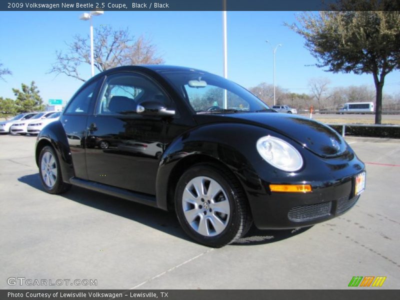 Black / Black 2009 Volkswagen New Beetle 2.5 Coupe