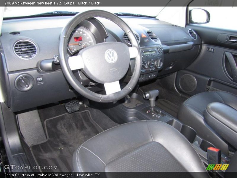 Black / Black 2009 Volkswagen New Beetle 2.5 Coupe
