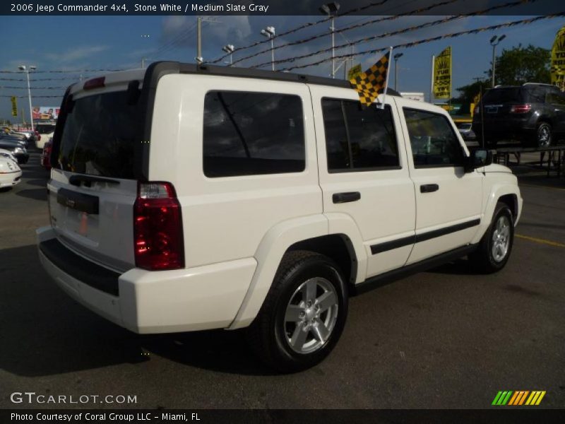 Stone White / Medium Slate Gray 2006 Jeep Commander 4x4