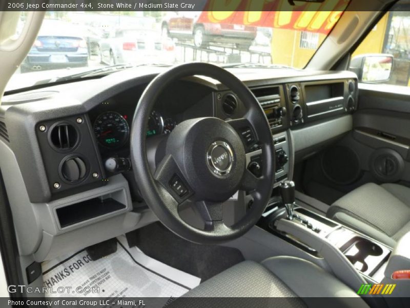 Stone White / Medium Slate Gray 2006 Jeep Commander 4x4