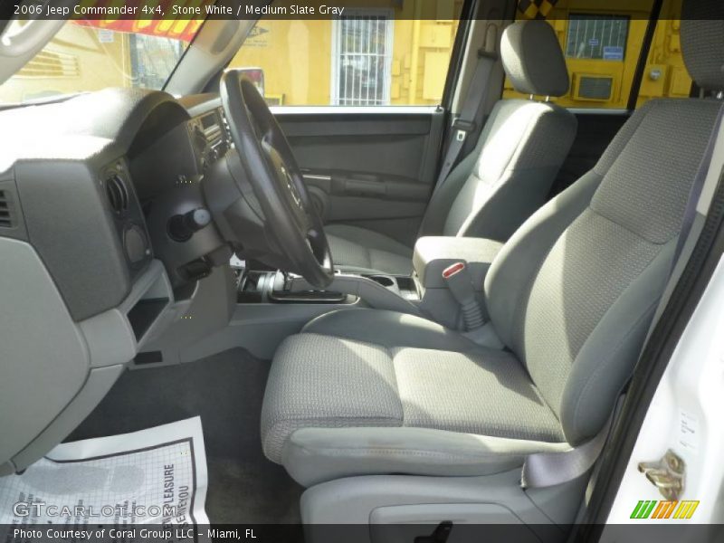Stone White / Medium Slate Gray 2006 Jeep Commander 4x4