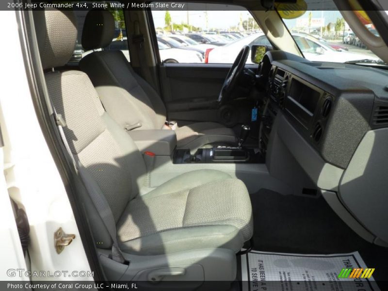 Stone White / Medium Slate Gray 2006 Jeep Commander 4x4