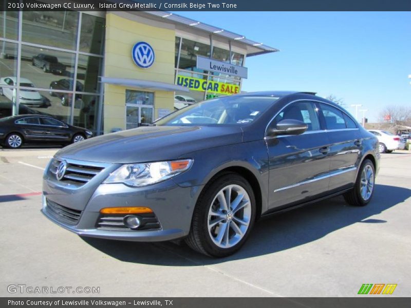 Island Grey Metallic / Cornsilk Beige Two Tone 2010 Volkswagen CC Luxury