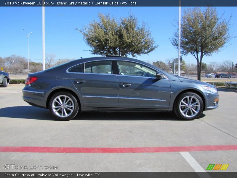 Island Grey Metallic / Cornsilk Beige Two Tone 2010 Volkswagen CC Luxury