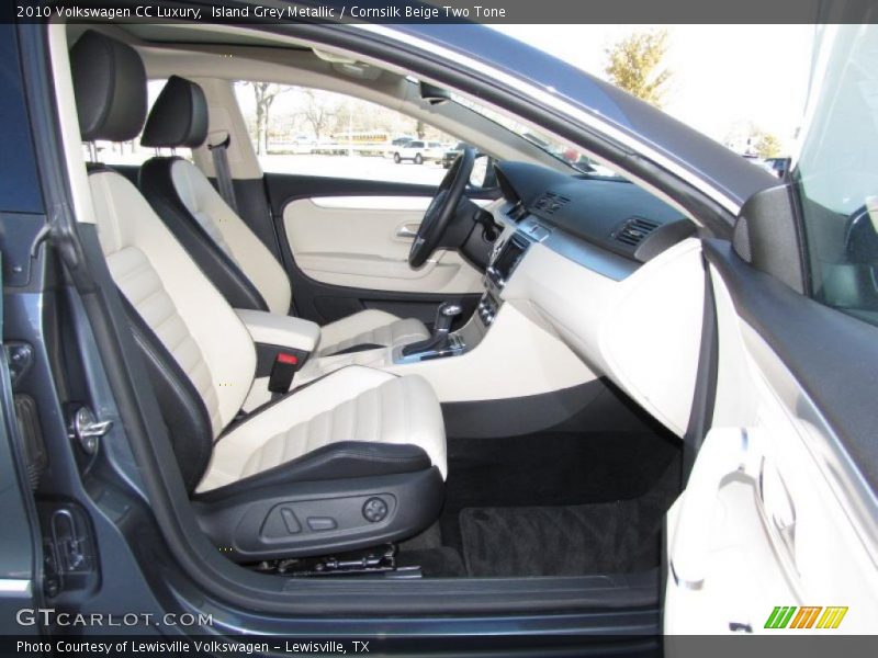 Island Grey Metallic / Cornsilk Beige Two Tone 2010 Volkswagen CC Luxury