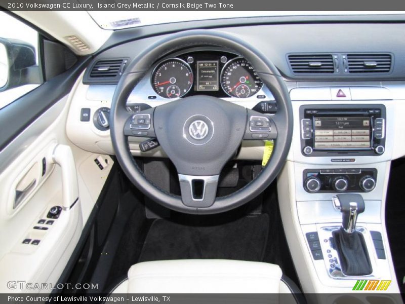Island Grey Metallic / Cornsilk Beige Two Tone 2010 Volkswagen CC Luxury