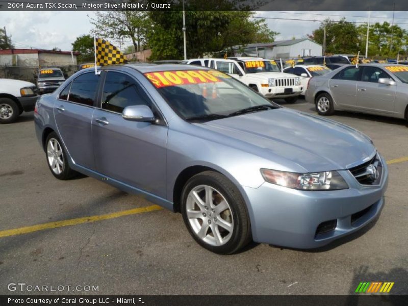 Meteor Silver Metallic / Quartz 2004 Acura TSX Sedan
