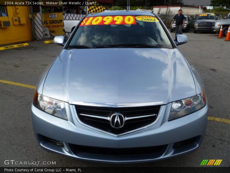 Meteor Silver Metallic / Quartz 2004 Acura TSX Sedan