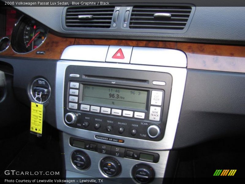 Blue Graphite / Black 2008 Volkswagen Passat Lux Sedan
