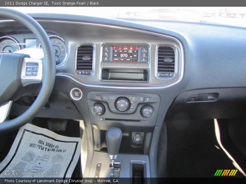 Dashboard of 2011 Charger SE