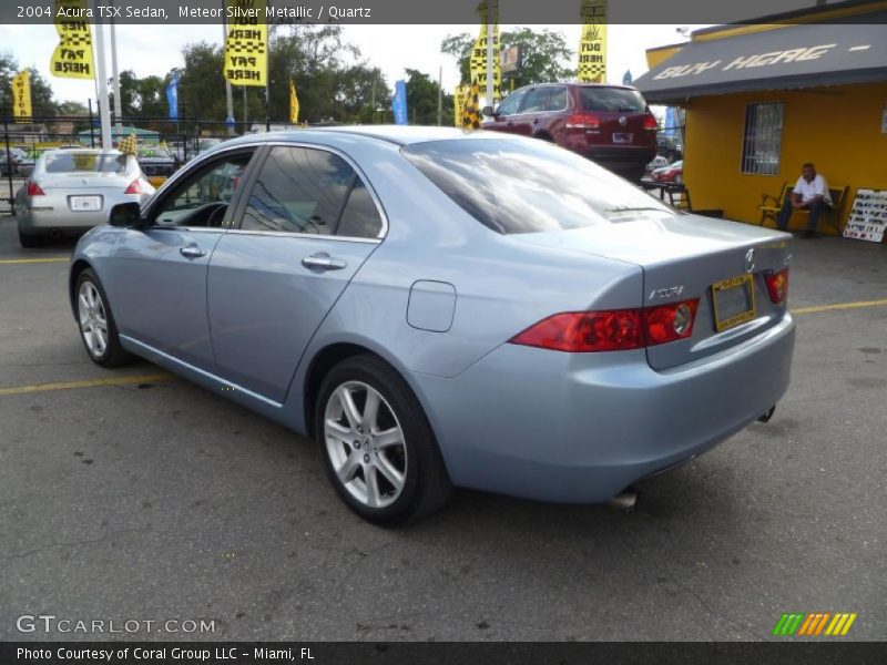 Meteor Silver Metallic / Quartz 2004 Acura TSX Sedan