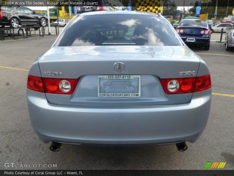 Meteor Silver Metallic / Quartz 2004 Acura TSX Sedan